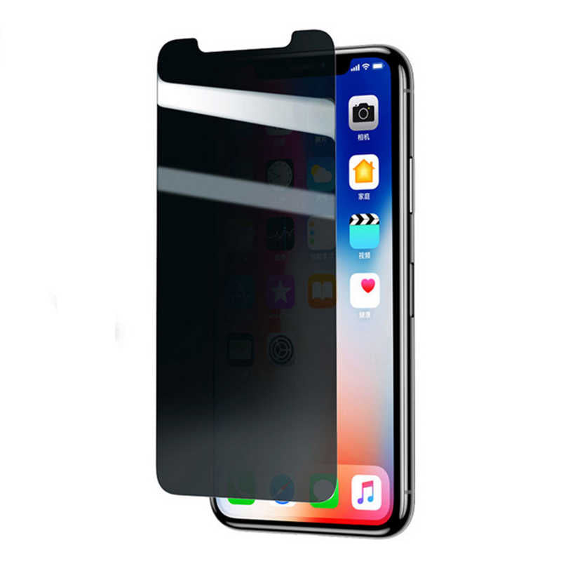 Apple iPhone X Zore Rika Premium Privacy Temperli Cam Ekran Koruyucu
