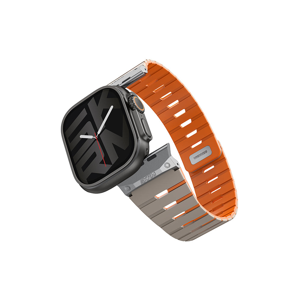 Apple Watch 42mm Skinarma Gemini Serisi TPU Magnetik Silikon Kordon