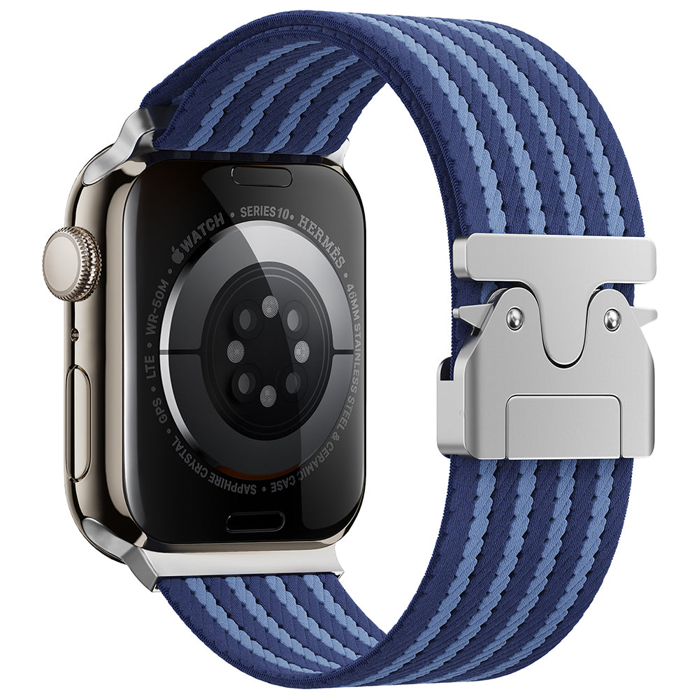 Apple Watch 45mm Zore KRD-133 Naylon Kumaş Hasır Örgülü Kordon