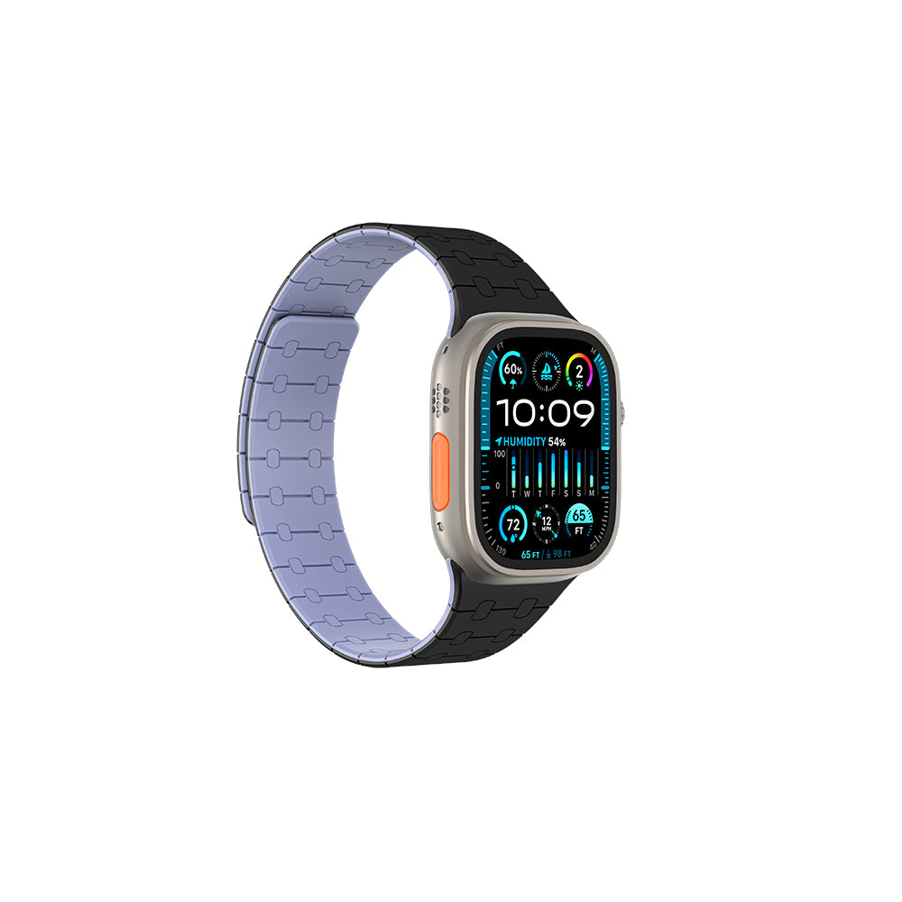 Apple Watch Ultra 49mm Amazingthing Smoothie Sport Magnetik Tak Çıkar Silikon Strap Kayış