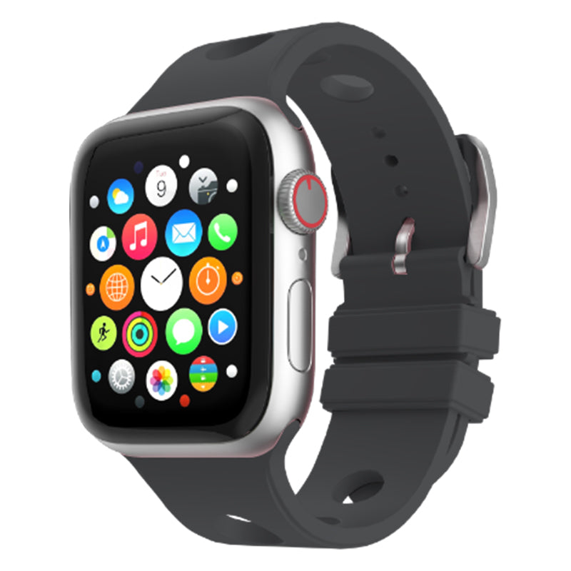 Apple Watch Ultra 49mm Delikli Tasarım Zore KRD-147 Silikon Kordon