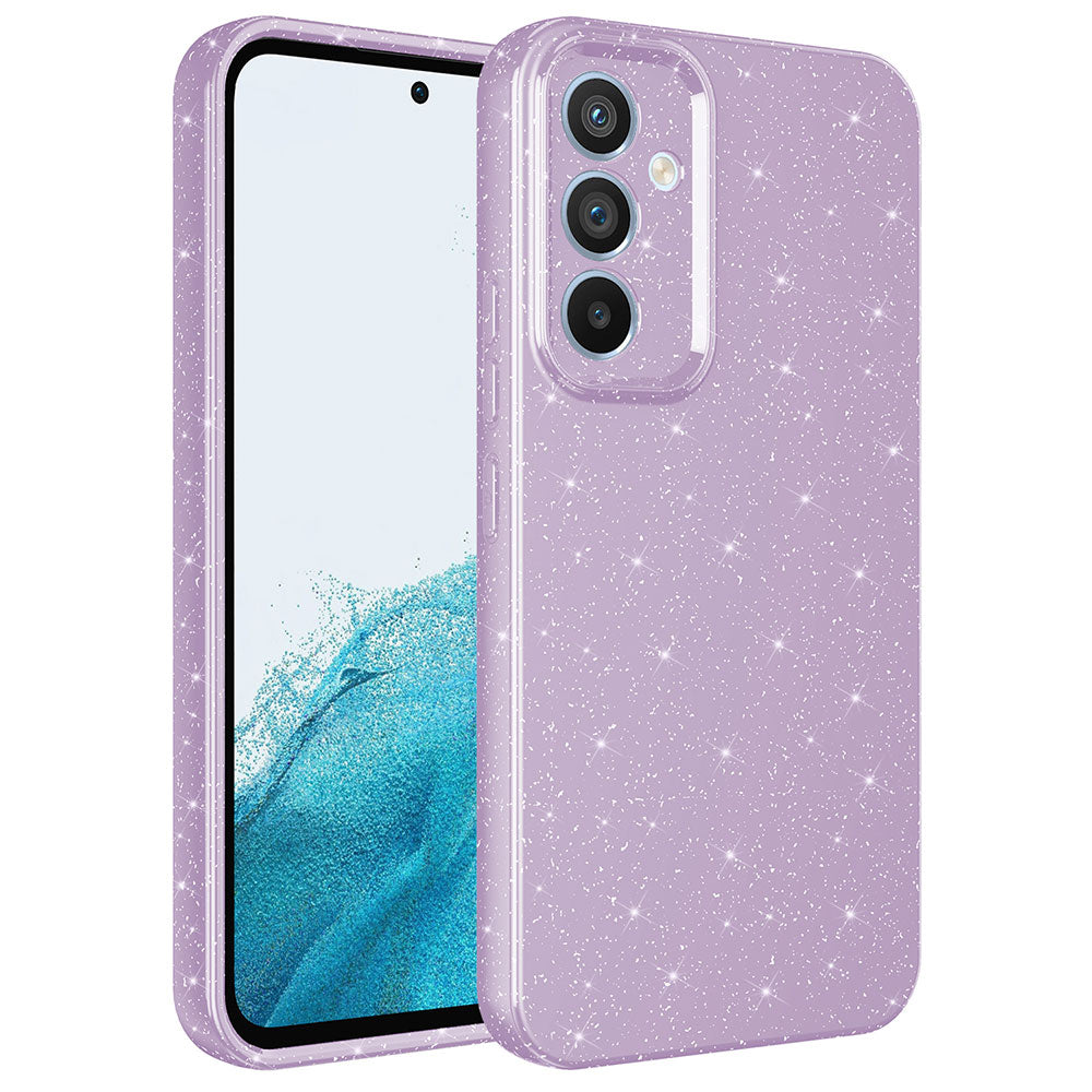 Galaxy A34 Kılıf Kamera Korumalı Simli Lüks Zore Koton Kapak