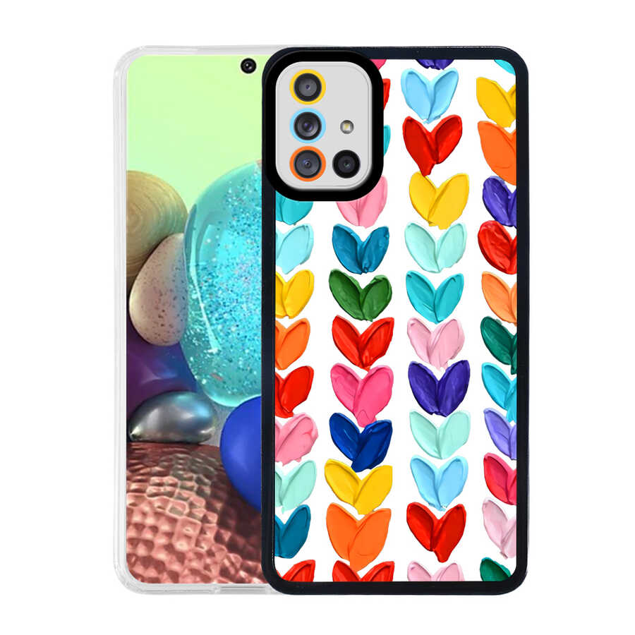 Galaxy A51 Kılıf Zore M-Fit Desenli Kapak