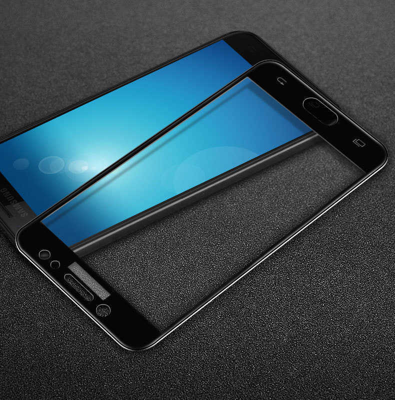 Galaxy C8 Zore Ekranı Tam Kaplayan Düz Cam Koruyucu