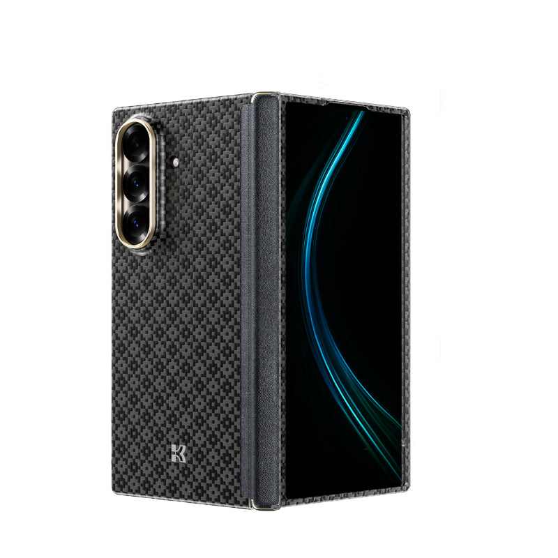 Galaxy Z Fold 7 Kılıf M-Safe Şarj Özellikli Benks ArmorAir ArmorGrid Serisi Kevlar Kapak