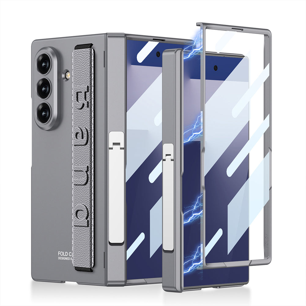 Galaxy Z Fold 7 Kılıf Zore Kıpta KPT-01 Standlı Kapak