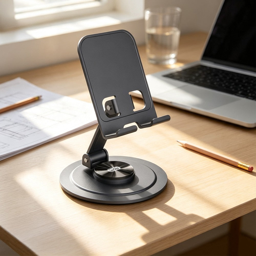 Go Des GD-HD371 Ayarlanabilir Katlanabilir 360 Derece Dönebilen Telefon ve Tablet Standı