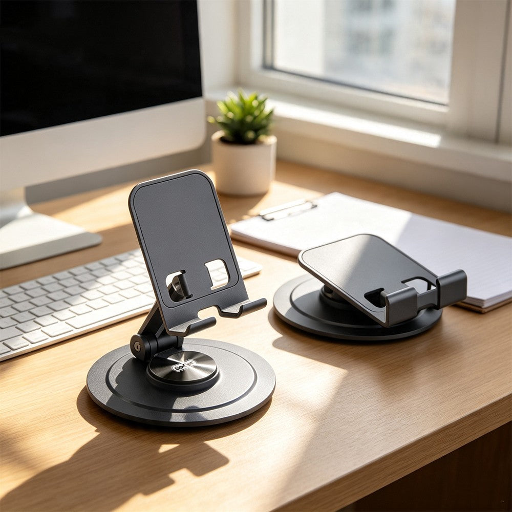 Go Des GD-HD371 Ayarlanabilir Katlanabilir 360 Derece Dönebilen Telefon ve Tablet Standı