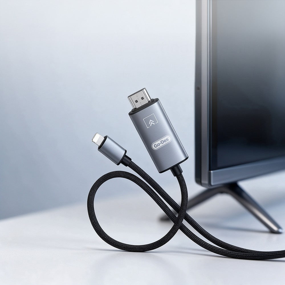 Go Des GD-HM812S HDTV Lightning to HDMI Ses ve Video Adaptörü