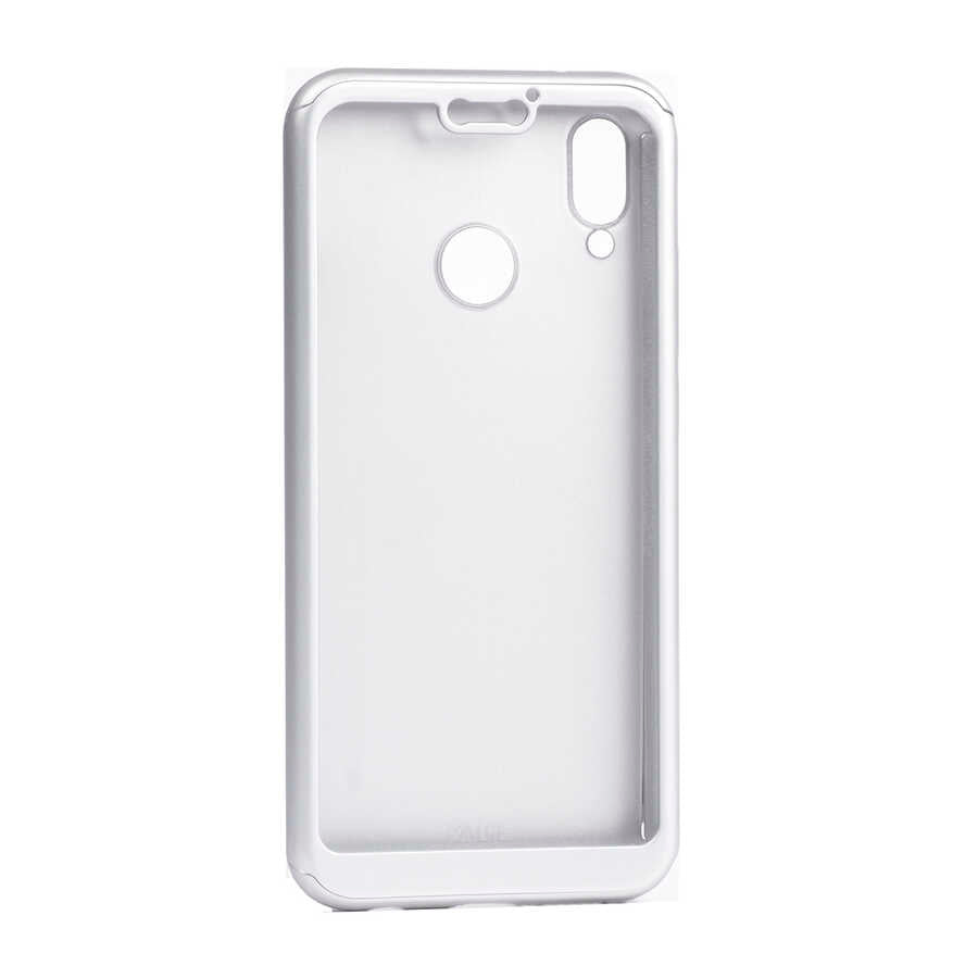 Huawei P Smart 2019 Kılıf Zore 360 3 Parçalı Rubber Kapak