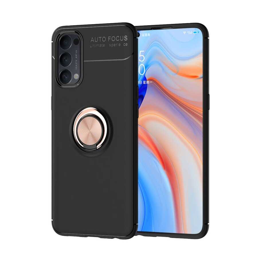Oppo Reno 4 Kılıf Zore Ravel Silikon Kapak