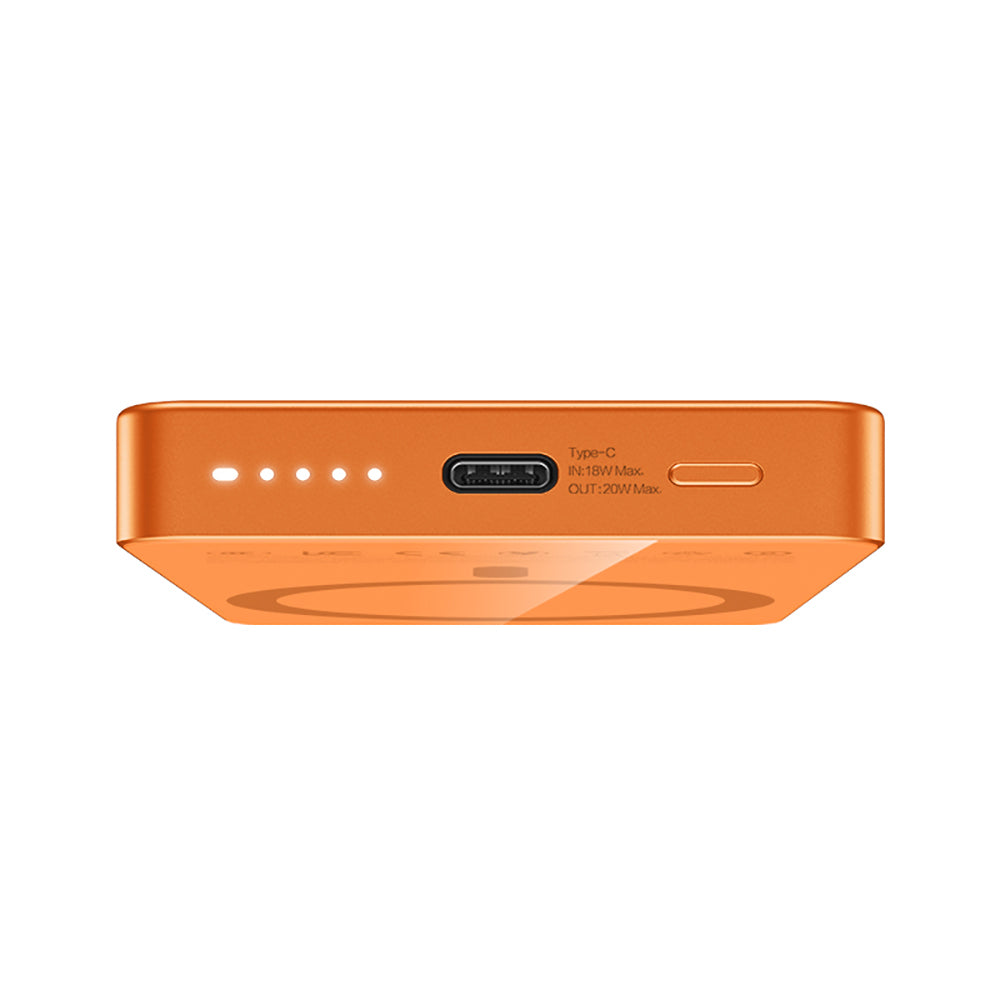 Recci RPB-W36 Ultra İnce PD 20W Hızlı Şarj Özellikli Wireless Powerbank 15W 10000mAh
