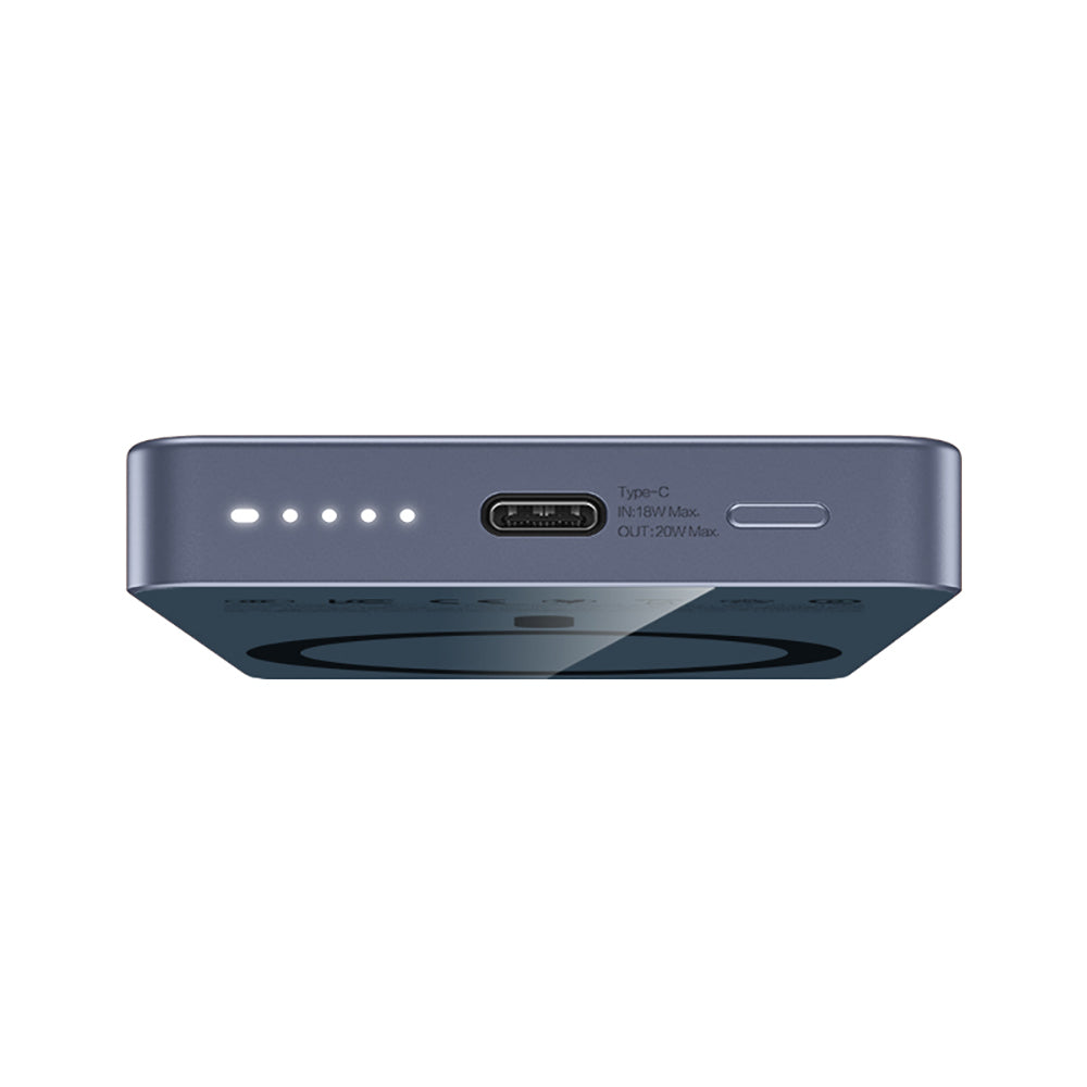 Recci RPB-W36 Ultra İnce PD 20W Hızlı Şarj Özellikli Wireless Powerbank 15W 10000mAh
