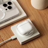 Apple AirPods 4 Kılıf Qi M-Safe Şarj Özellikli Native Union RE Clear Serisi Silikon Kapak