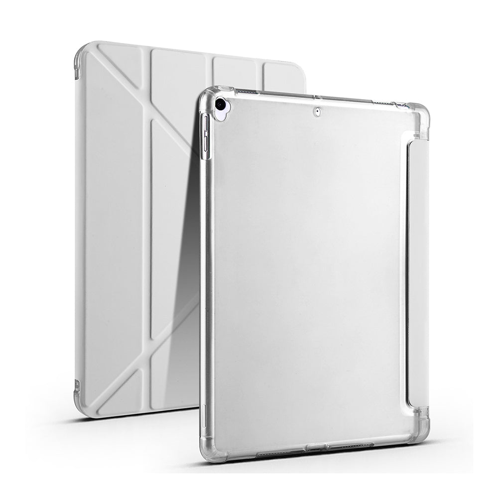 Apple iPad 10.2 2021 (9.Nesil) Kılıf Zore Tri Folding Kalem Bölmeli Standlı Kılıf