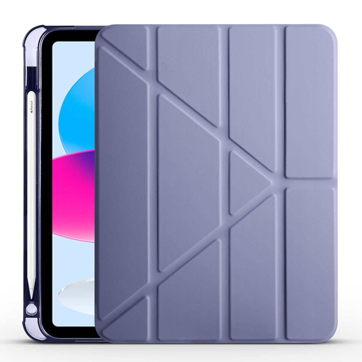 Apple iPad 11.Nesil 2025 Kılıf Zore Tri Folding Kalem Bölmeli Standlı Kılıf