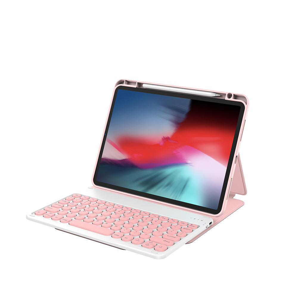 Apple iPad 11.Nesil 2025 Wiwu Protective Gizli Kalem Bölmeli Klavyeli Kılıf