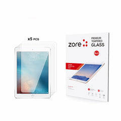 Apple iPad 9.7 2018 (6.Nesil) Zore 5in1 Tablet Temperli Cam Ekran Koruyucu