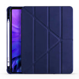Apple iPad Air 10.9 2022 (5.Nesil) Kılıf Zore Tri Folding Kalem Bölmeli Standlı Kılıf