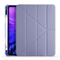 Apple iPad Air 10.9 2022 (5.Nesil) Kılıf Zore Tri Folding Kalem Bölmeli Standlı Kılıf