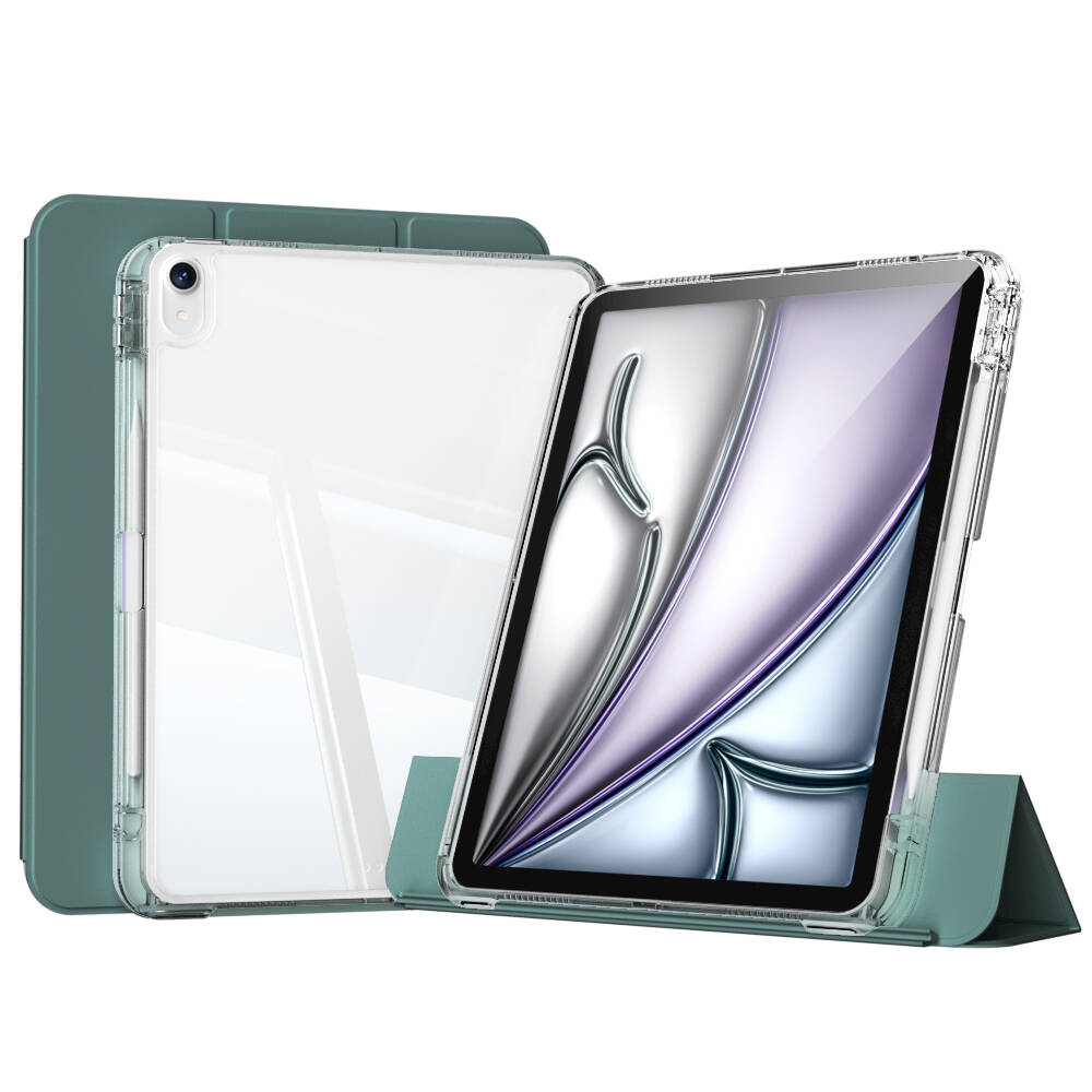 Apple iPad Air 11 2024 Kılıf Magnetik Ayrılabilen Airbagli Zore Sliding Tablet Kılıfı