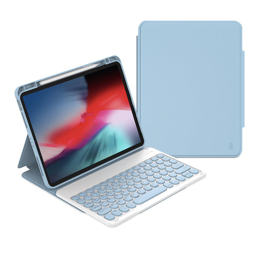 Apple iPad Air 11 2024 Wiwu Protective Gizli Kalem Bölmeli Klavyeli Kılıf