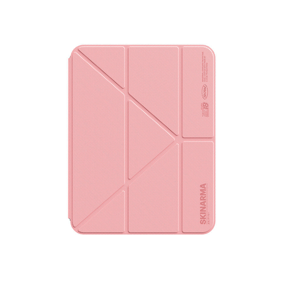 Apple iPad Air 11 2025 M3 Kılıf Skinarma Kalemlikli Arkası Şeffaf Standlı Magnetik Zeta Kılıf