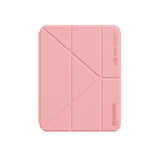 Apple iPad Air 11 2025 M3 Kılıf Skinarma Kalemlikli Arkası Şeffaf Standlı Magnetik Zeta Kılıf