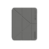 Apple iPad Air 11 2025 M3 Kılıf Skinarma Kalemlikli Arkası Şeffaf Standlı Magnetik Zeta Kılıf
