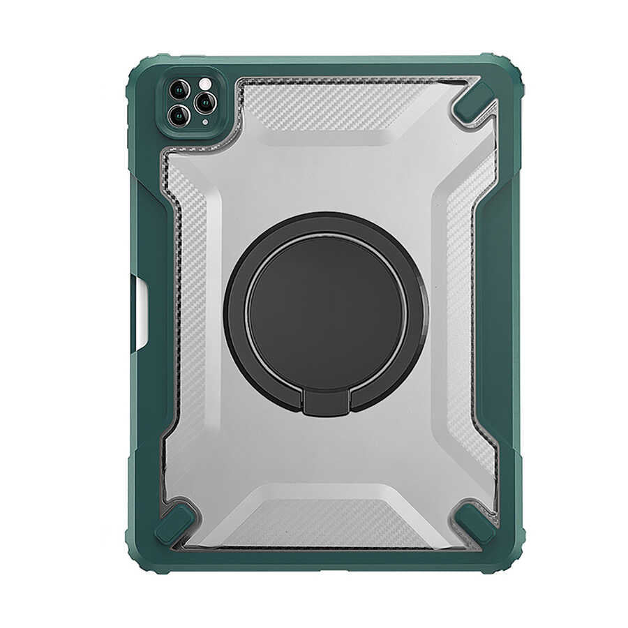 Apple iPad Air 11 2025 M3 Wiwu Mecha Dönebilen Standlı Tablet Kılıfı