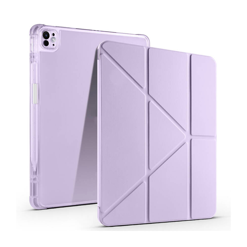 Apple iPad Air 13 2025 M3 Kılıf Zore Tri Folding Kalem Bölmeli Standlı Kılıf