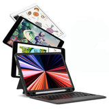 Apple iPad Air 13 2025 M3 Wiwu MagTouch Serisi Gizli Kalem Bölmeli Klavyeli Kılıf
