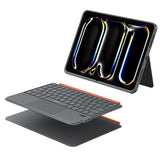 Apple iPad Pro 11 2020 (2.Nesil) Wiwu MK-005 Combo 3in1 Kalem Bölmeli Klavyeli Standlı Kılıf