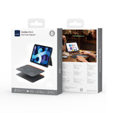 Apple iPad Pro 11 2020 (2.Nesil) Wiwu MK-005 Combo 3in1 Kalem Bölmeli Klavyeli Standlı Kılıf