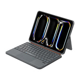 Apple iPad Pro 11.Nesil 2025 Wiwu MK-005 Combo 3in1 Kalem Bölmeli Klavyeli Standlı Kılıf