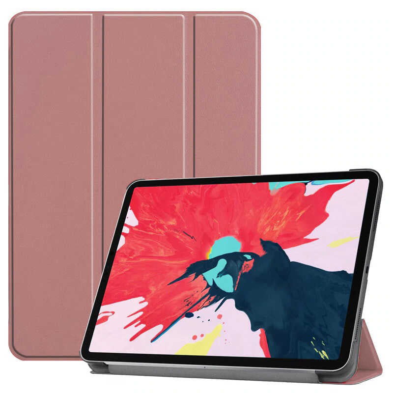 Apple iPad Pro 12.9 2022 M2 Zore Smart Cover Standlı 1-1 Kılıf