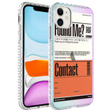 Apple iPhone 11 Kılıf Airbag Kenarlı Renkli Desenli Silikon Zore Elegans Kapak