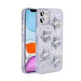 Apple iPhone 11 Kılıf Airbagli Simli Arka Yüzey Zore Işıltı Silikon Kapak