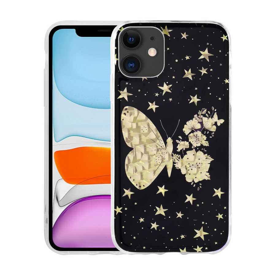 Apple iPhone 11 Kılıf Desenli Sert Zore Elnov Kapak