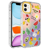 Apple iPhone 11 Kılıf Kamera Korumalı Renkli Desenli Sert Silikon Zore Korn Kapak