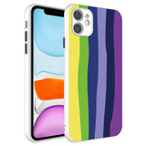 Apple iPhone 11 Kılıf Kamera Korumalı Renkli Temperli Zore X-Cam Kapak