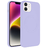 Apple iPhone 11 Kılıf M-safe Wireless Şarj Özellikli Pastel Renk Silikon Zore Plas Kapak