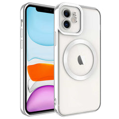 Apple iPhone 11 Kılıf M-safe Wireless Şarj Özellikli Zore Setro Silikon