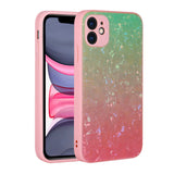Apple iPhone 11 Kılıf Renk Geçişli Mermer Desenli Sert Silikon Zore Granit Kapak