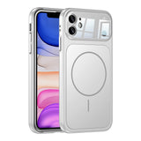 Apple iPhone 11 Kılıf Zore M-Safe Şarj Özellikli Kamera Korumalı Formen Kapak