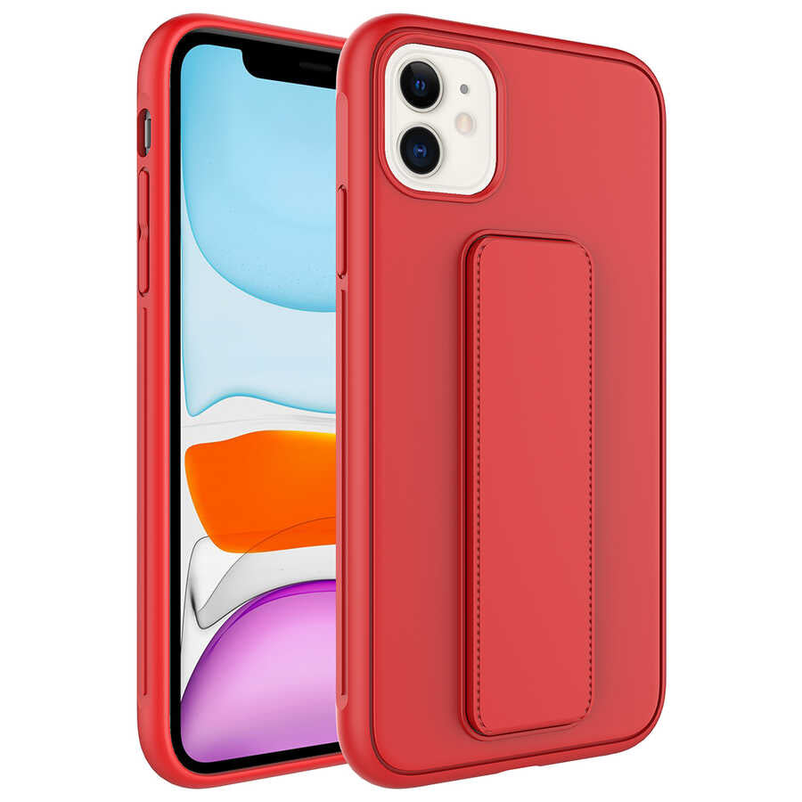 Apple iPhone 11 Kılıf Zore Qstand Kapak