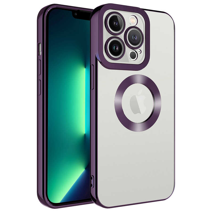 Apple iPhone 11 Pro Kılıf Kamera Korumalı Logo Gösteren Zore Omega Kapak