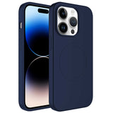 Apple iPhone 11 Pro Max Kılıf M-safe Wireless Şarj Özellikli Pastel Renk Silikon Zore Plas Kapak