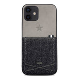 Apple iPhone 12 Kılıf Kajsa Denim Kapak