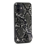 Apple iPhone 12 Kılıf Kajsa Glamorous Serisi Snake Handstrap Kapak